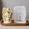 Flower Lady Figurine Silicone Candle Molds Multipurpose Silicone Mould For Making Candle Soap Home Decoration Resin Art