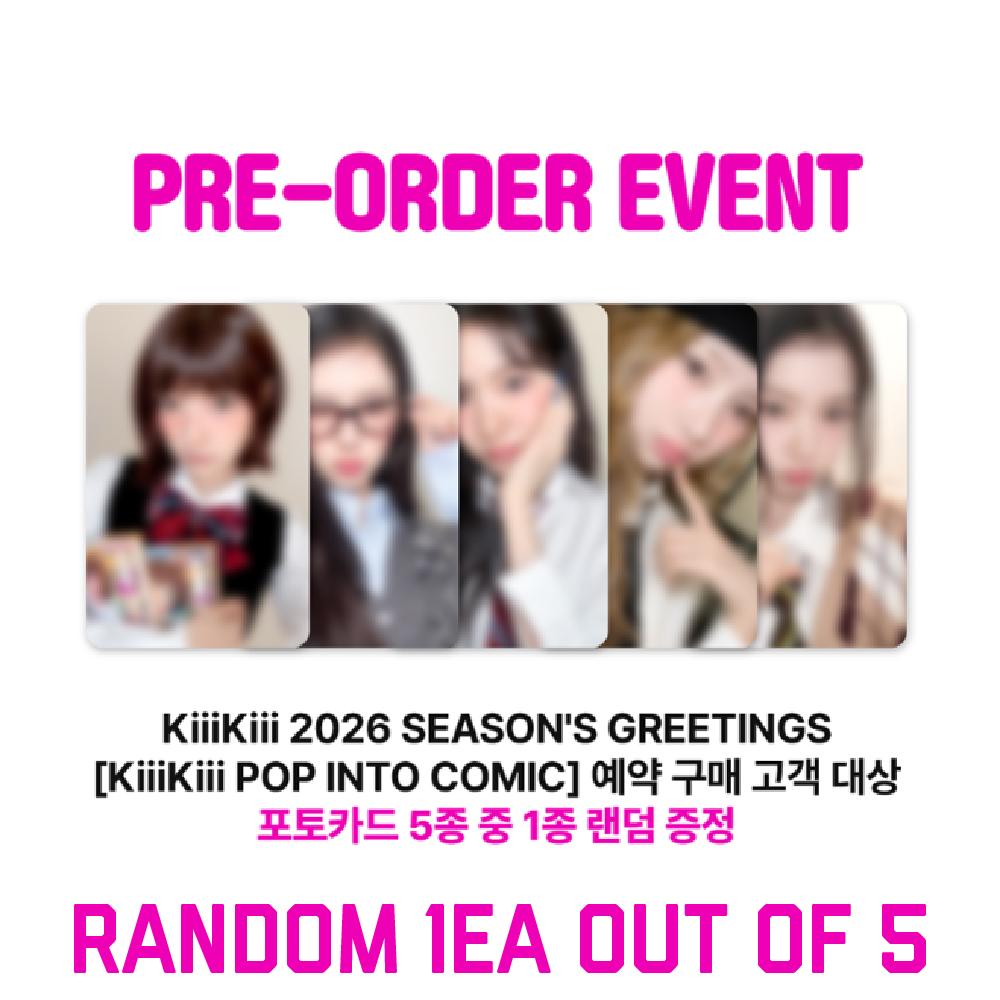 Pre-order KiiiKiii 2026 Season's Greetings KiiiKiii POP INTO COMIC & SHOP POB