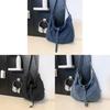 Denim Shoulder Bag For Women With Vintage Style And Large Capacity For Daily Commuting