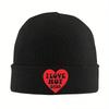 New I Love Hot Dads Knitted Hat Beanie Autumn Winter Hat Warm Casual Caps For Unisex Women