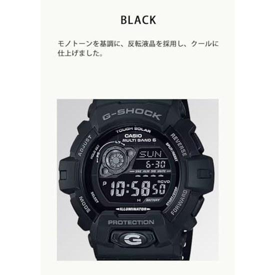 Casio Wristwatch G-Shock Radio Solar GW-8900A-1JF Mens Black