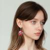 Exclusive Christmas Dog Paw Earrings with Red Hat - Perfect Holiday Gift for Her