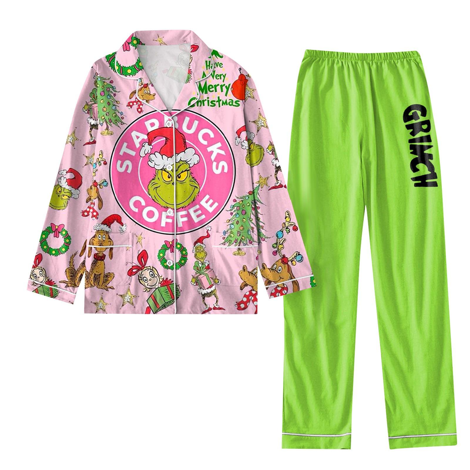 

Женский повседневный и модный рождественский домашний костюм для отдыха L розовый