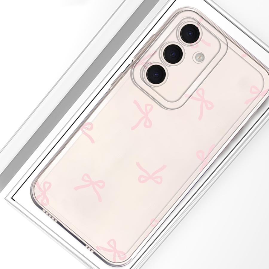 Cute Pink Bow Case for Samsung Galaxy A54 A15 A14 A16 A56 A50 A26 A24 A33 A52 A25 A51 A36 A13 A52 A31 A55 A23 A34 A35 Phone