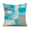 Nordic Linen Cushion Abstract Bedside Backrest Pillow Cover Household Products Cushion Cover Cushion Cover