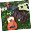 SEWACC Ukulele Plastic Mini Ukulele Mini Guitar for Children Acoustic Guitar 4 String Guitar Beginner Guitar Children Musical Instrument Playable Easy