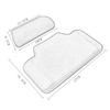 Universal Soft Motorcycle Passenger Backrest Pad Trunk Top Case Sticker Cushion