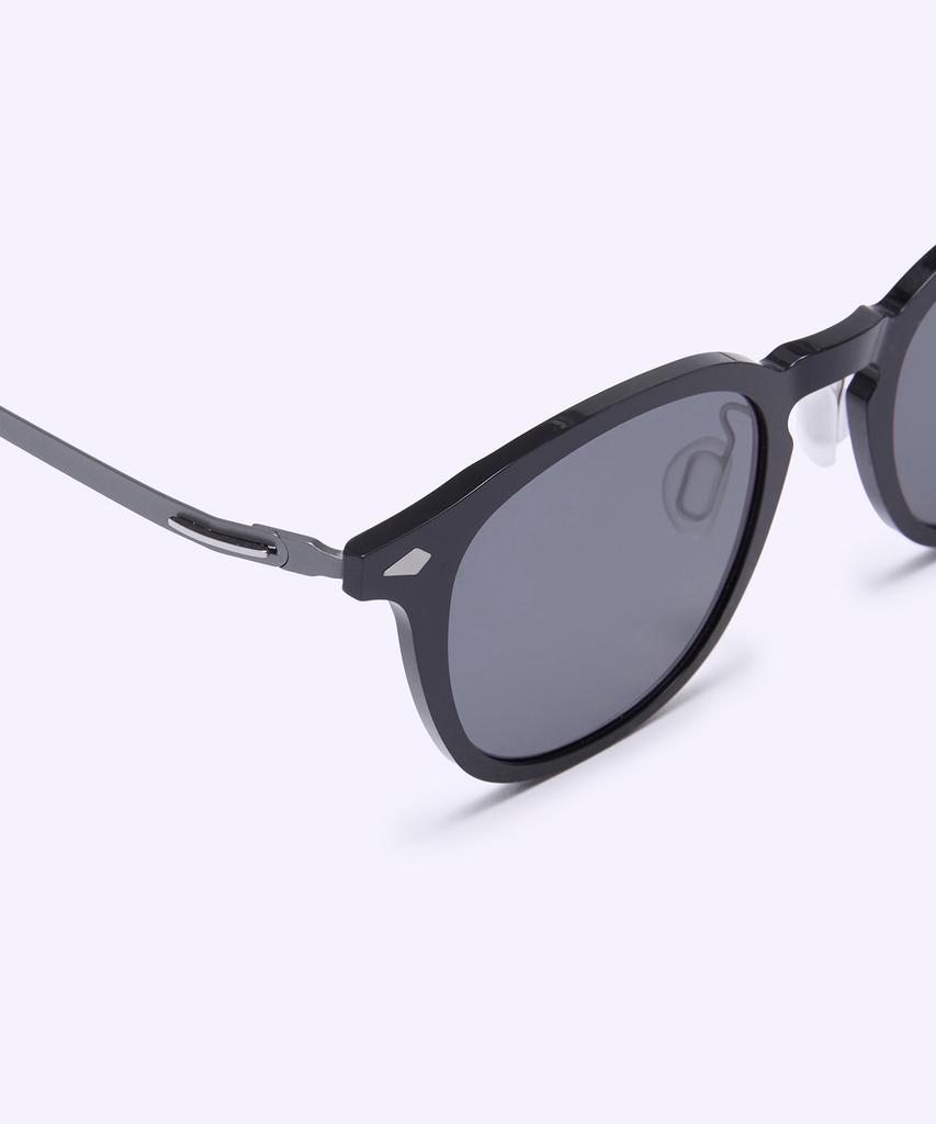 Alloaiweeo [The Air] Al3505 0910G Arnel Light Ultra-Light Sunglasses Black