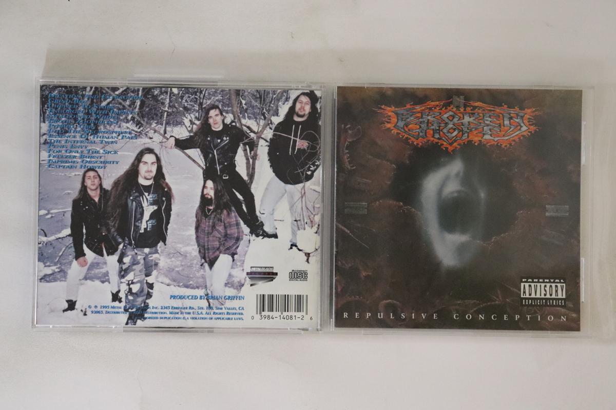 

CD BROKEN HOPE - Repulsive Conception 3984140812 METAL BLADE 1995 US Metal Used