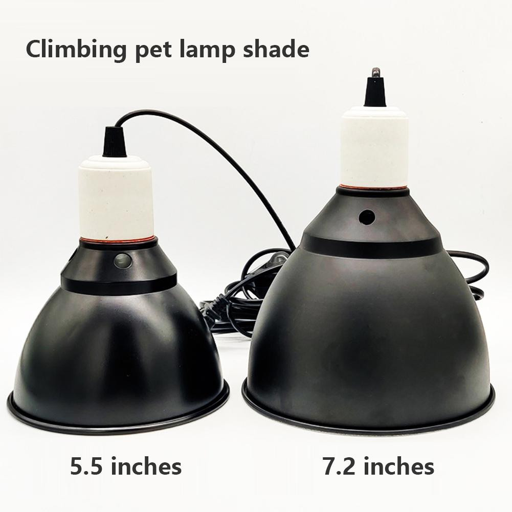 Reptile Heating Lampshade 110V 220V Lizard Snake Climbing Pet Insulation Heating Lamp Pet Heat-resistant Heating Lamp Holder