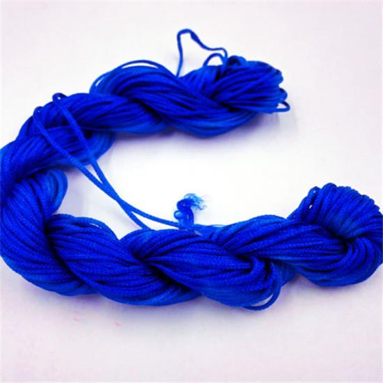 Nylon Cord Thread Chinese Knot Macrame Cord Bracelet Braided String DIY Tassels Beading For Shamballa Rope