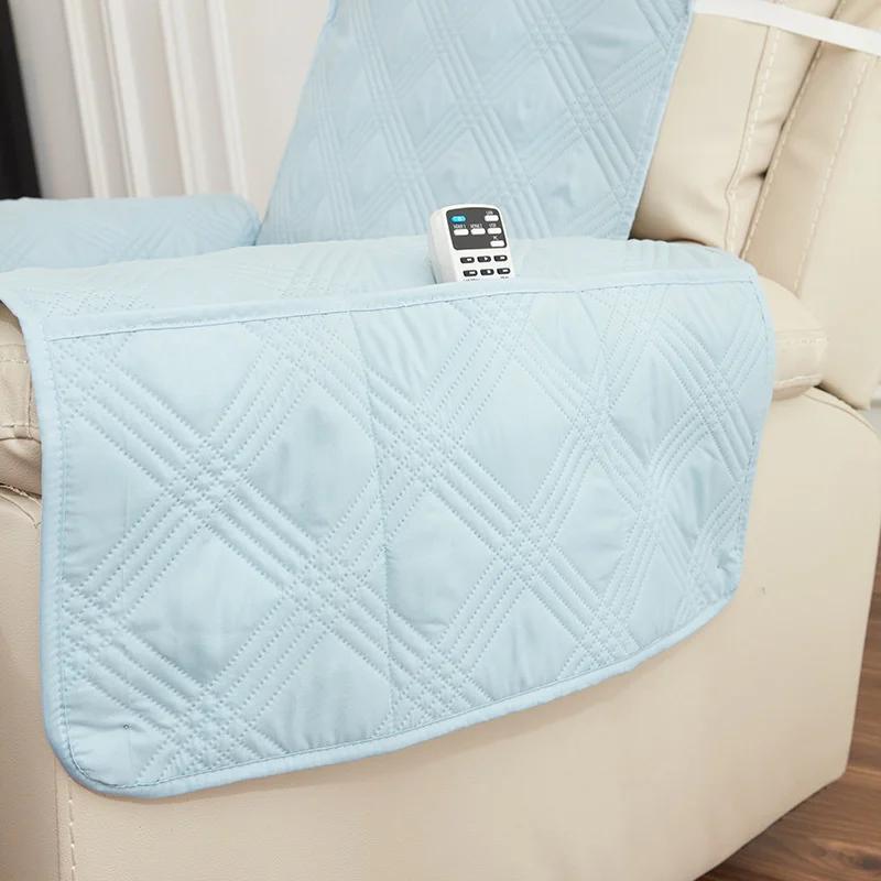 Potah na polohovací křeslo Mat Protiskluzový Pratelný Chránič nábytku na pohovku pro domácí mazlíčky Boční kapsa Přehoz na křeslo