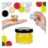 100x JAR 30ML WITH A LID HONEY JAM SPICES HERBS GIFT WEDDING