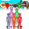Cosplay Sprunki Incredibox Kids Adults Jumpsuits Halloween Bodysuit Costume