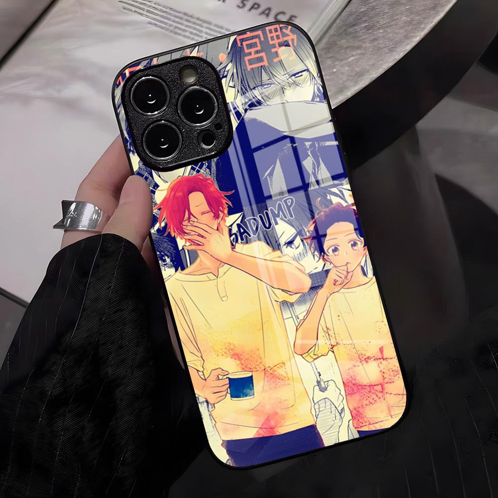 Sasaki And Miyano Anime Phone Case For IPhone 17 Pro Max 16 15 14 Pro Max 13 11 X Xs Xr 8 7Plus Glass Cover