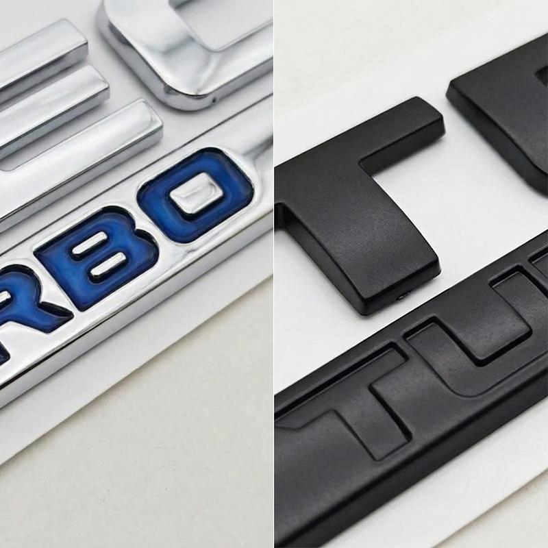 3D VTEC TURBO Emblem Badge Car Rear Trunk Decal Sticker For Honda Civic 10th 11th Accord CRV Fit City Auto Styling Accessories ako256