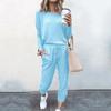 New Autumn Winter Women's Clothing Set - Loose Fit Solid Long Sleeve Casual Outfit