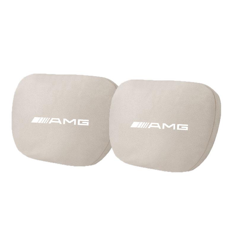 EKR2  For Mercedes Benz W205 W177 W212 W213 W221 W220 W176 ML GT AMG Car Headrest Neck Support Seat Lumbar Cushion Soft Neck Pillow