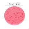 10 Pieces Face Cleansing Pads Facial Sponges Makeup Removal Wood Pulp Cotton Elastic
