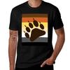 Bear Paw Flag TShirt Fashion Letter Print TShirt