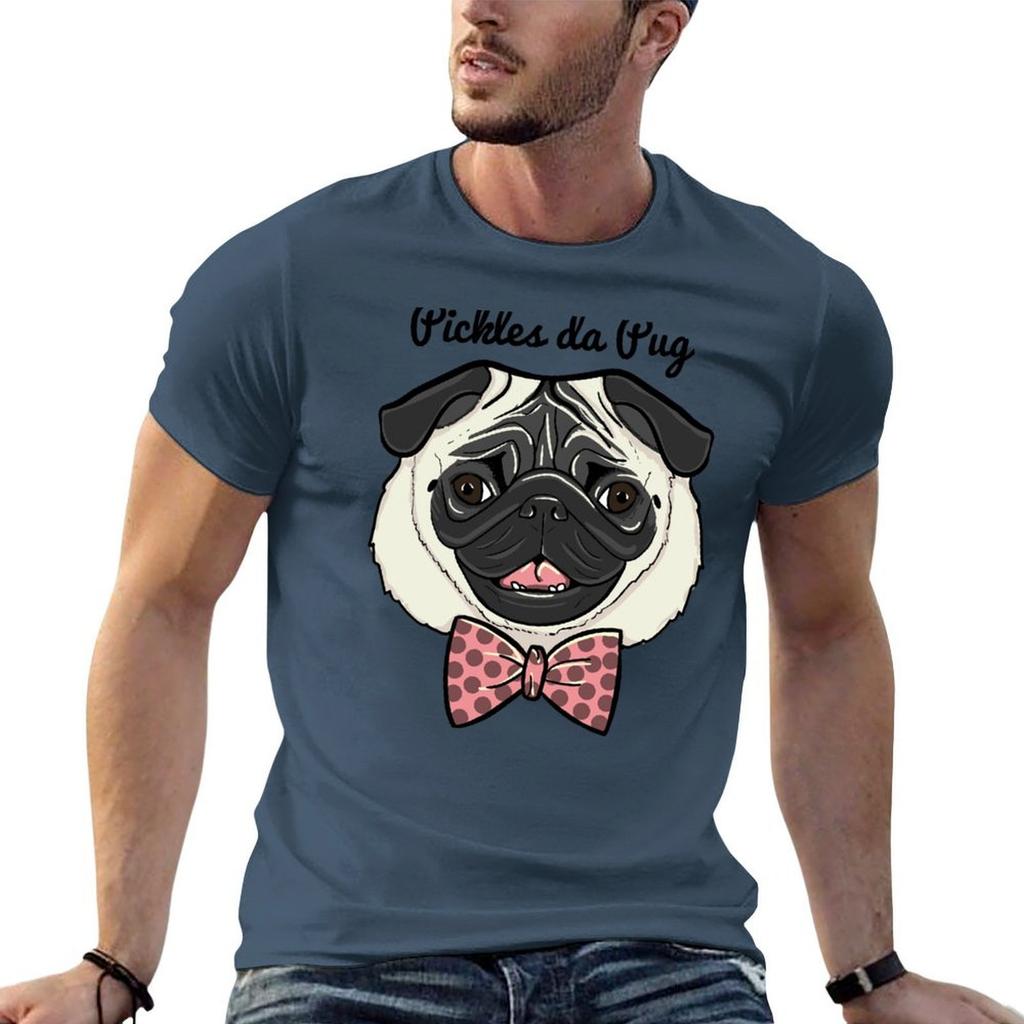 Pickles Da Pug Tshirt Minimalist Graphic Tee Shirt