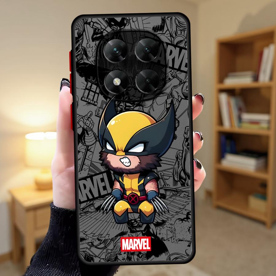 

Чехол для телефона Funda для Xiaomi Redmi Note 14 12 A4 10 13 Pro Plus 9S 11 13C 14C Marvel Дэдпул Росомаха Любовь Redmi Note 13 Pro 5G