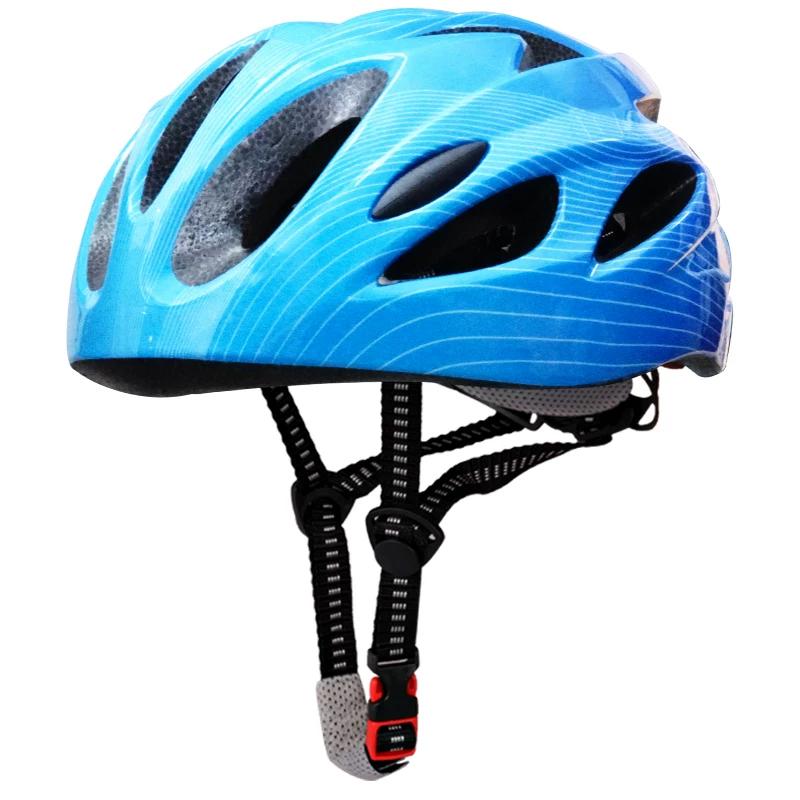Children's Medium Size Bicycle Riding Helmet Integrally Molded Gradient Wave Pattern Color Roller Skating Scooter Helmet