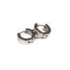 Fashion Gothic Triangle Earrings Unisex Punk Rock Copper Men Women Ear Stud Earrings Pierced Push-Back Ear Plug Buckle jewelry