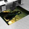 Wicked, Broomstick Pattern Polyester Office Carpet Chair Mats, Home Decor Dormitory Floor Protector with Anti-Skid Backing, Large Area Cover