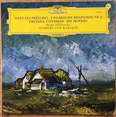 LP-skiva FRANZ LISZT  BEDICH SMETANA  BER  De preludier Ungersk rapsodi N 139037 Deutsche Grammo Tyskland Klassisk Begagnad