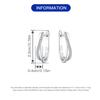 Star Twisted Line Earrings Jewelry Versatile Hoop Earrings For Women Jewelry Fine Birthday Party Gifts