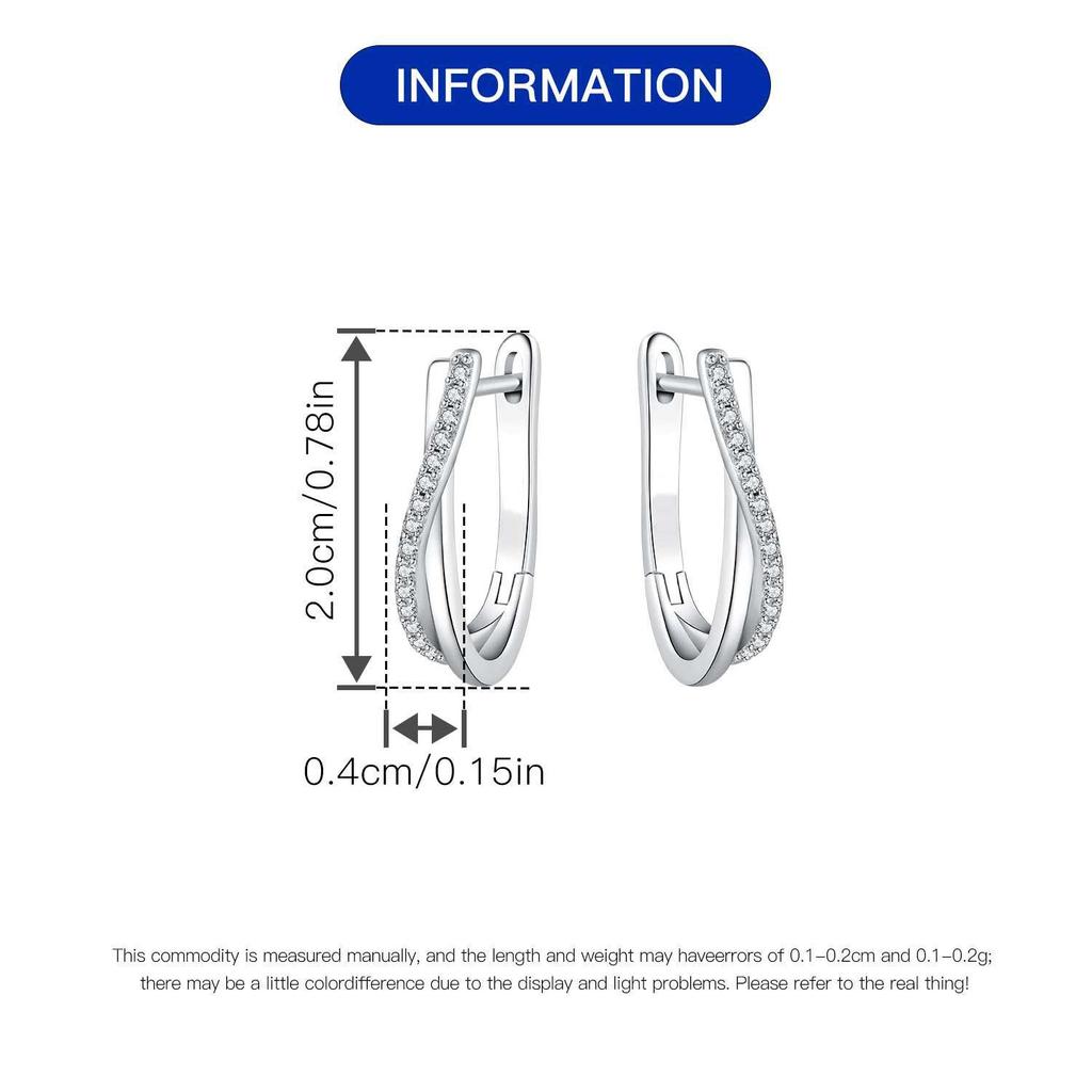Star Twisted Line Earrings Jewelry Versatile Hoop Earrings For Women Jewelry Fine Birthday Party Gifts