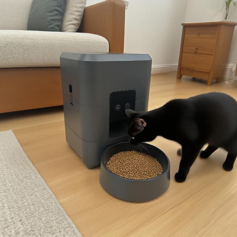 2025 Neuer 2L Smart Wifi Haustierfutterautomat Automatischer Futterspender für Katzen und Hunde App-gesteuert Timer Regelmäßige und Quantitative Fütterung