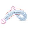 Flexible Double Headed Dildo Realistic Bendable Strap-On Toy for Couples Long