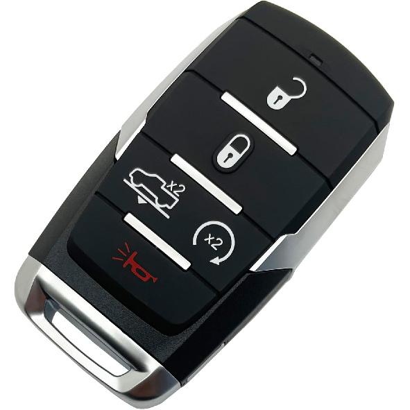 Keyless Entry Remote Key Fob Cover Case fit for     Dodge Ram 1500 Key Fob Shell (Button 3)