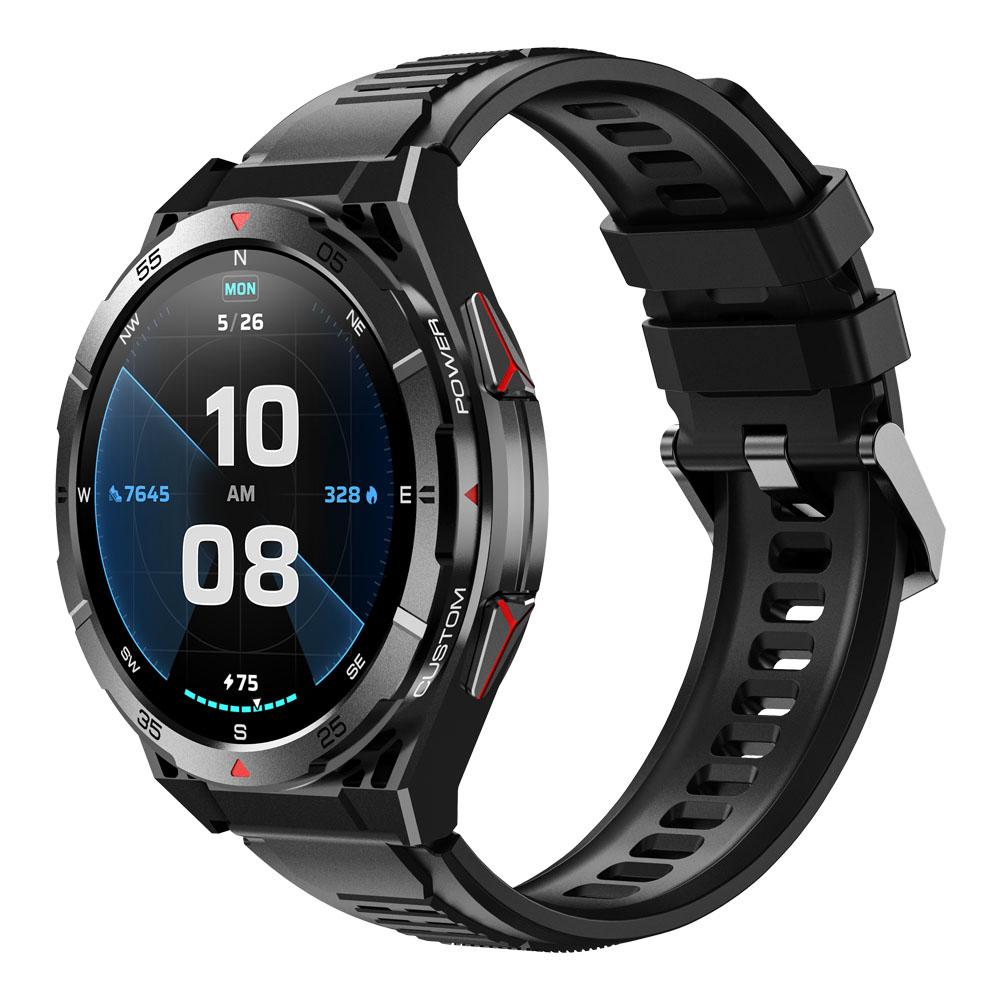 

New Smart Watch GPS Sports Compass Altitude Air Pressure Blue Tooth Call 3ATM Waterproof Health Screen Smartwatch 480Mah