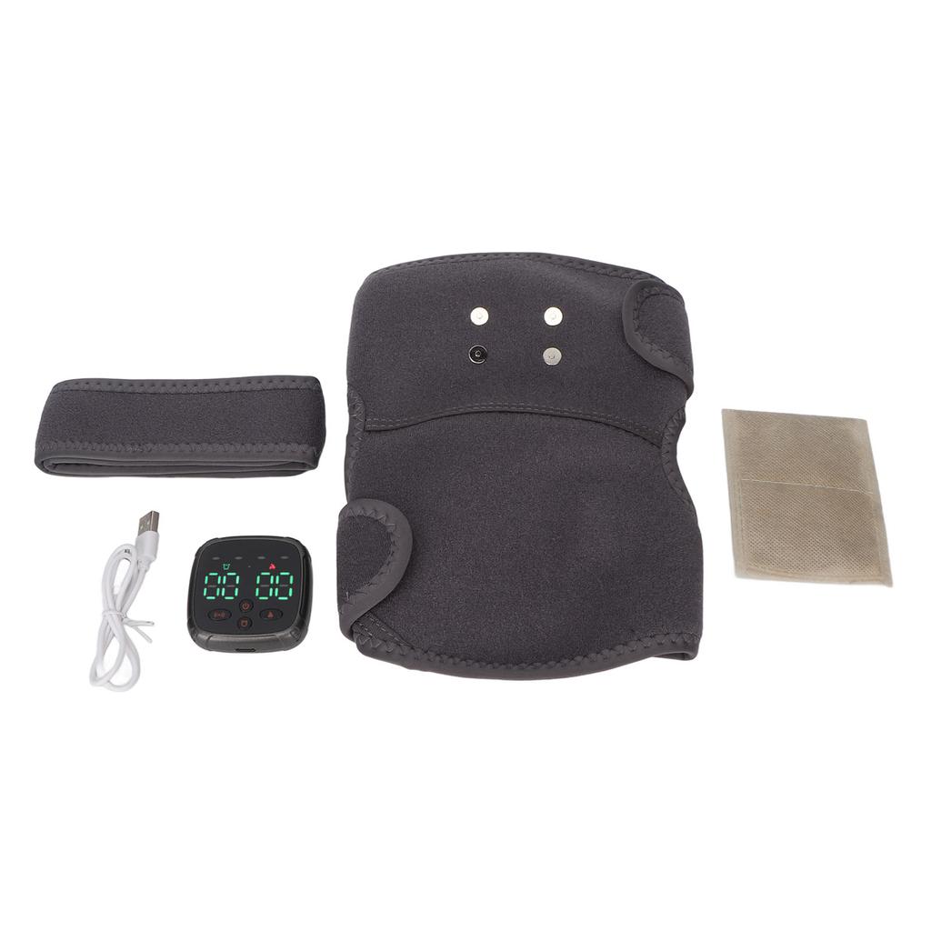 Beheizbare Kniebandage Wickelstütze Einstellbarer Vibrationsmassagegerät Tragbar Elektrisch Kabellos Heizung