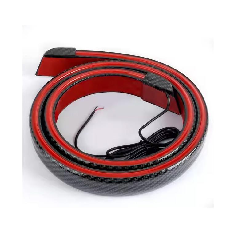 100CM 118CM LED Car Trunk Tail Brake Lights Universal Flexible Signal Lamp Turn DRL Daytime Running Light Rear Led Stop Lamp