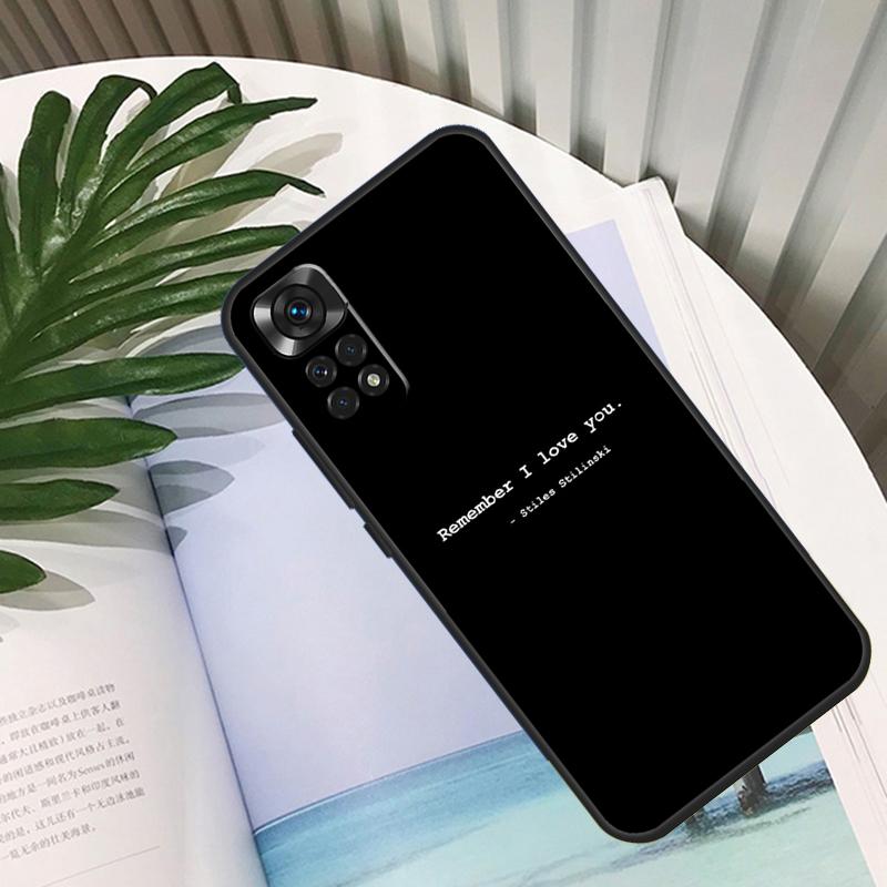 Teen Wolf Quotes Funda For Xiaomi Redmi Note 11 10 12 13 14 15 Pro Plus Case For Redmi 15C 10C 13C 12C 14C 15