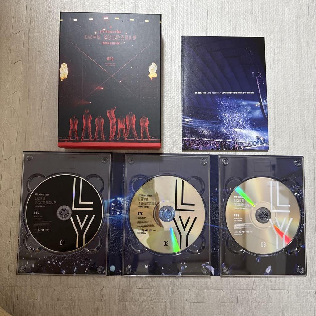 [USED] BTS Bangtan Boys DVD LOVE YOURSELF First Press Limited Edition 2-Disc Set