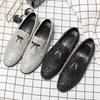 Golden Sapling Party Shoes Men Slip on Dress Flats Men's Formal Wedding Shoes Elegant Male Business Casual Loafers