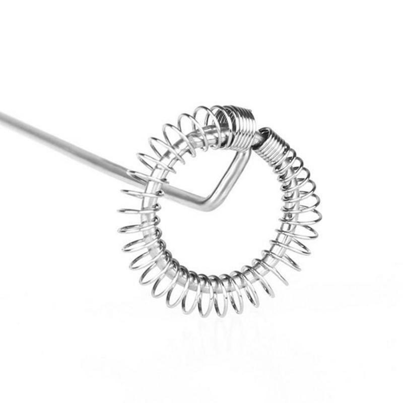 Handheld Electric Egg Beaters Stainless Steel Milk Coffee Frother Cream Mixer Handle Stirrer Whisk