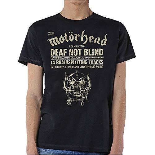 Motorhead Men s Deaf Not Blind T - Shirt Black X (Size:X-Large) 3XL