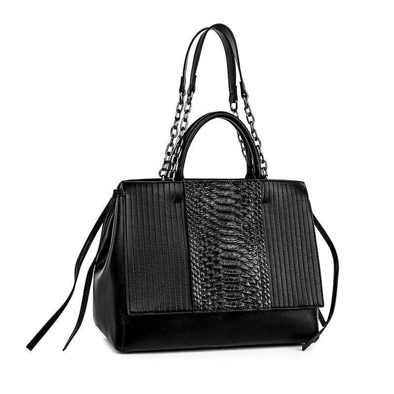 New Large-capacity Women's Bag Tote Bag Crocodile Pattern Fashionable Texture Bag Women's High-end Shoulder Handbag