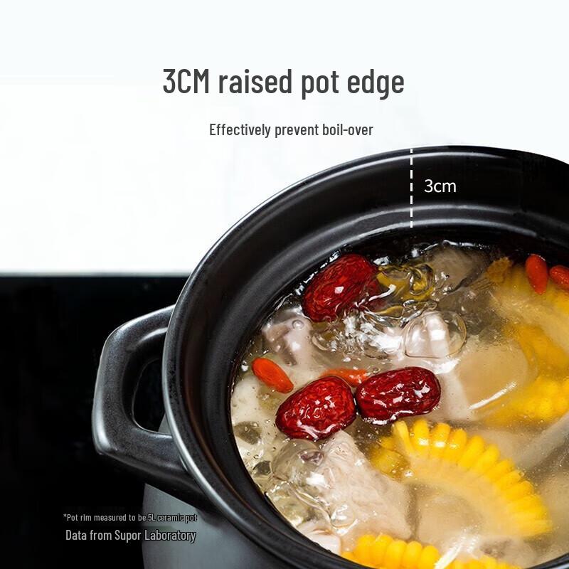 COOKER KING 3.5L High-Temperature Ceramic Claypot (2-Pack)