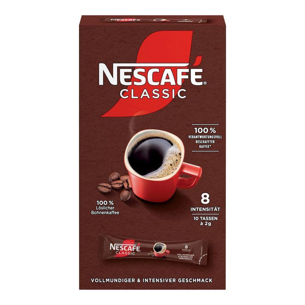 Nescafé Classic Kawa Rozpuszczalna 10 Saszetek