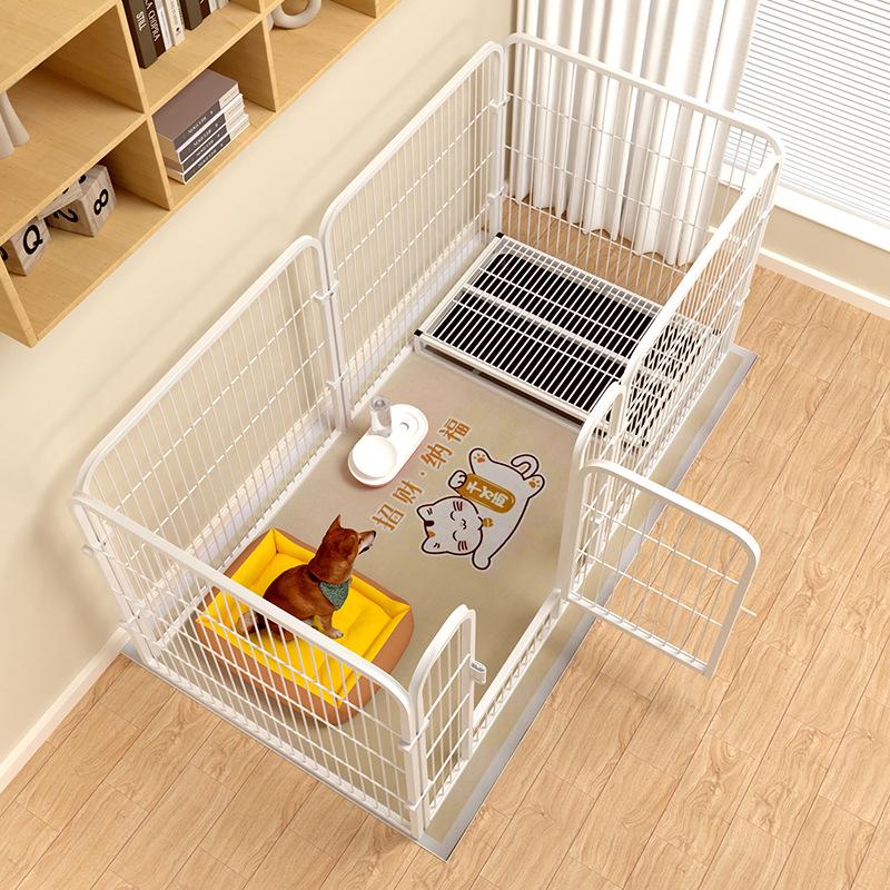 Foldable Dog Fence & Bed for Small to Medium Breeds - Corgi, Teddy, Bichon