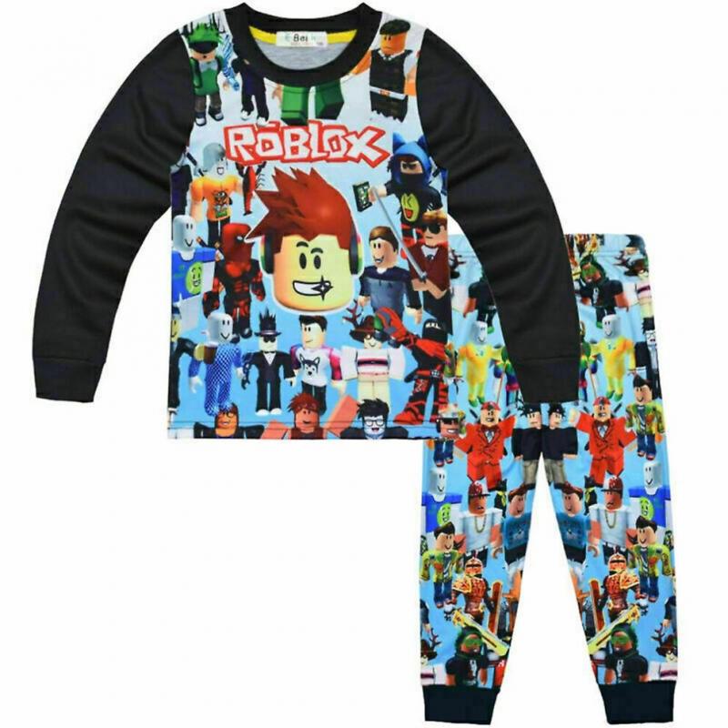 5-10 Χρόνων Παιδιά Αγόρια Κορίτσια Roblox Πιτζάμες Σετ Νυχτικά Ρούχα Νυχτερινά Ρούχα Δώρα