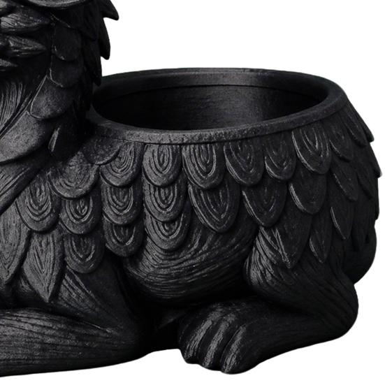 3D Printed Dragon Planter Pot, Mini Succulents Herb Plants Flower Pot, Indoor Outdoor Plants Container, Home Balcony Desktop Decoration