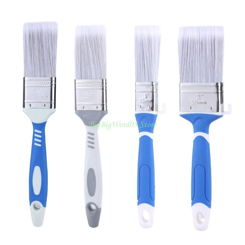 24TE 1/2inch Paint Brush with Plastic Handle Wall Painting Tool Perfect for Artwork